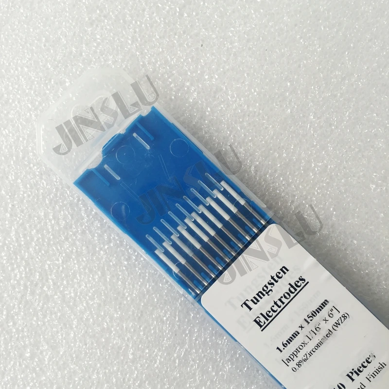 

Free Shipping White Head WZr8 0.8% Zirconiated Tig Welding Tungsten Electrode 1/16x6 (1.6mmx150mm) 100PCS