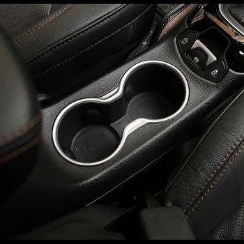 

Fit for Jeep Compass 2017 2018 ABS Matte Interior Seat Water Cup Holder Frame Cover Trim car styling Accessories 1pcs