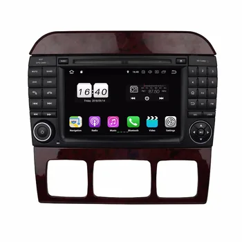 

For Benz W220 S280 S320 S350 S400 S430 S500 Android 8.1 2GB RAM Car DVD Playercar radio handfree RADIO GPS Glonass Navi