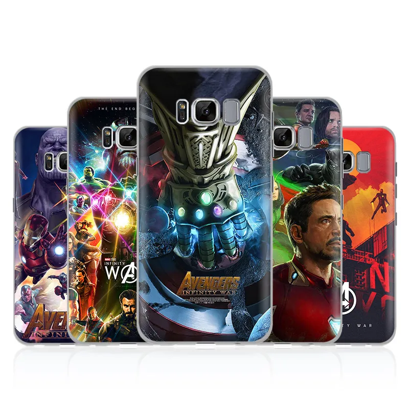 

Avengers Infinity War Phone Case Cover Shell For Samsung Galaxy S4 S5 S6 S7 Edge S8 S9 Plus Note 8 2 3 4 5 A5 A7 J5 2016 J7 2017