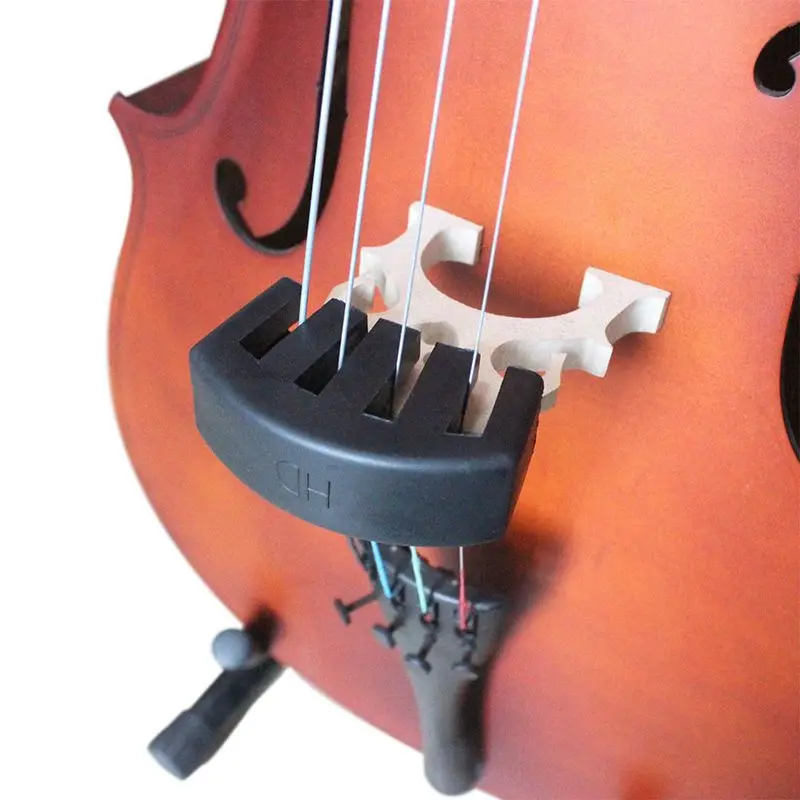 Резиновая практика 5 Когти целлофановый бесшумный для 1/8-4/4 размера виолончели регулятор громкости