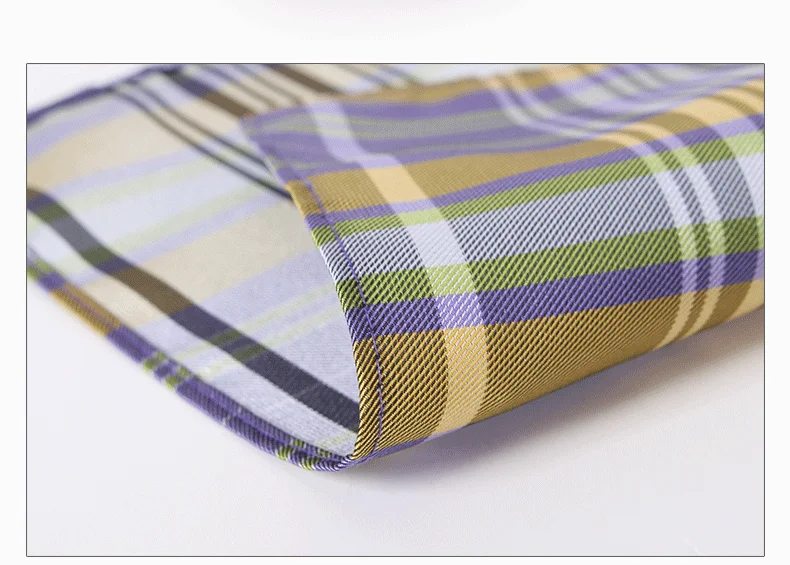 Для мужчин шелковый платок 100% тканые сетки в полоску бизнес повседневное квадратный карман Свадебные