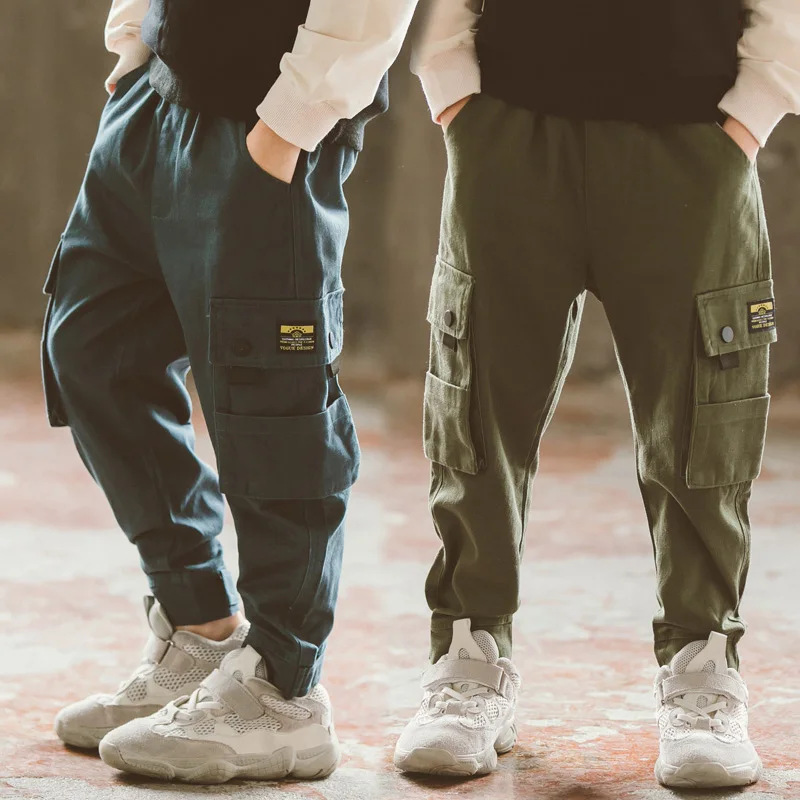 

Spring & Autumn New Boys Pants Casual Loose Baby Kids Trousers Fashion Toddler Boys Outfits Vestidos for 6 8 10 12 Years