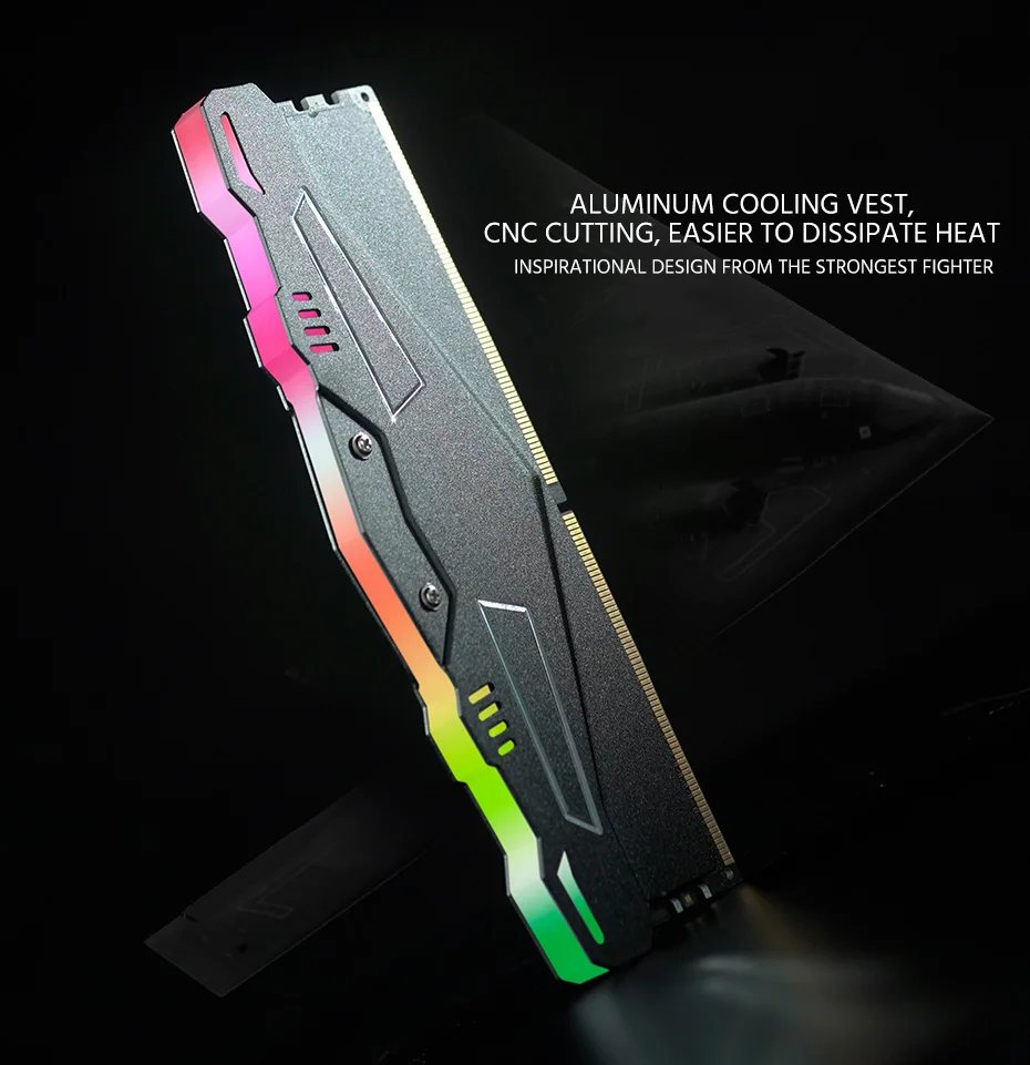 8 ГБ ddr4 2666 2400 RGB ram Компьютерная память Настольный игровой охлаждающий плавник Варианты 4 ГБ 16 ГБ