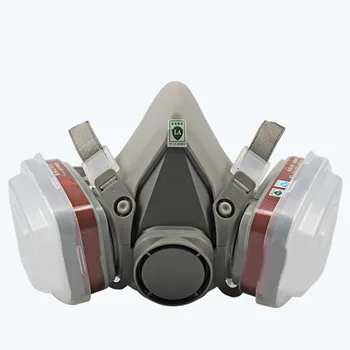 

17 in 1 Half Face Mask Gas Respirator Filter For Painting Spraying Safety Masks Prevent Organic Vapor Gas