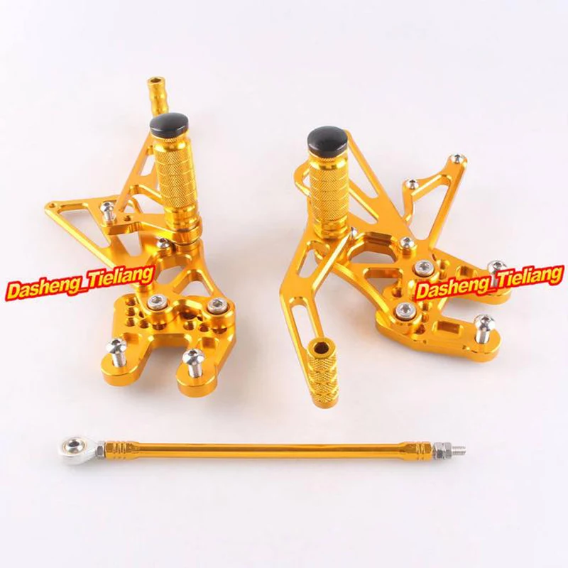 

Adjustment Motorcycle Shift Foot Pegs Rest Rear Set Footrests Rearset Kit For Suzuki K7 GSXR1000 GSXR750 2007 2008