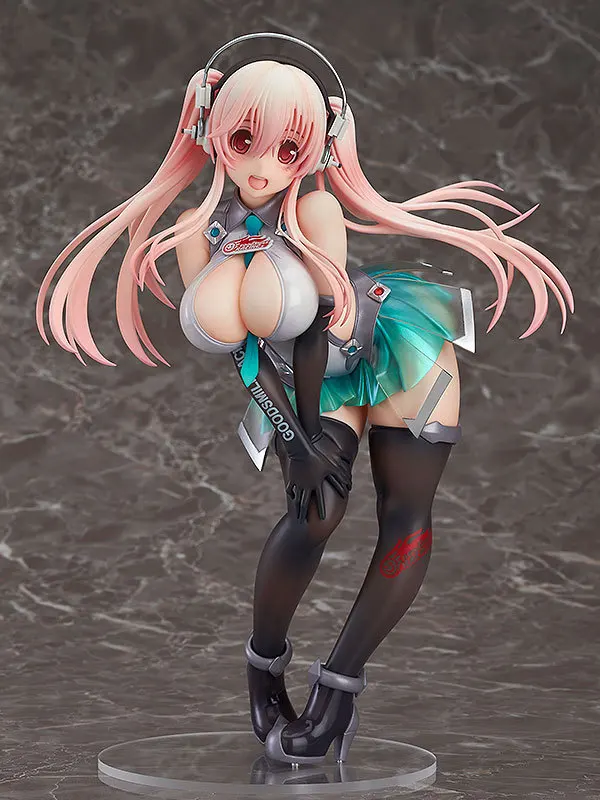

1/7 20cm SUPERSONICO Nitroplus Girlz Racing Action Figure Max Factory PVC Kids Gift Toy doll Anime Movie Model Action collection
