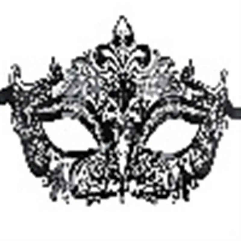 FunPa Для женщин лазерная резка маска для лица Женская Очаровательная выдалбливают Металл полумаска Роскошные Венецианский довольно маскарад маска