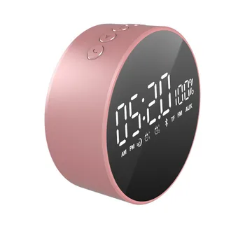 

NoEnName_Null Simple Wireless Computer Mini Wireless Bluetooth Alarm Clock Stereo Subwoofer Small Stereo Cell Phone Alarm Clock