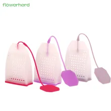 1 шт. мультфильм Сумка Стиль Силиконовый чай Фильтр Травяные специи чай заварки Фильтр диффузор кофе и чай инструменты кухня интимные аксессуары