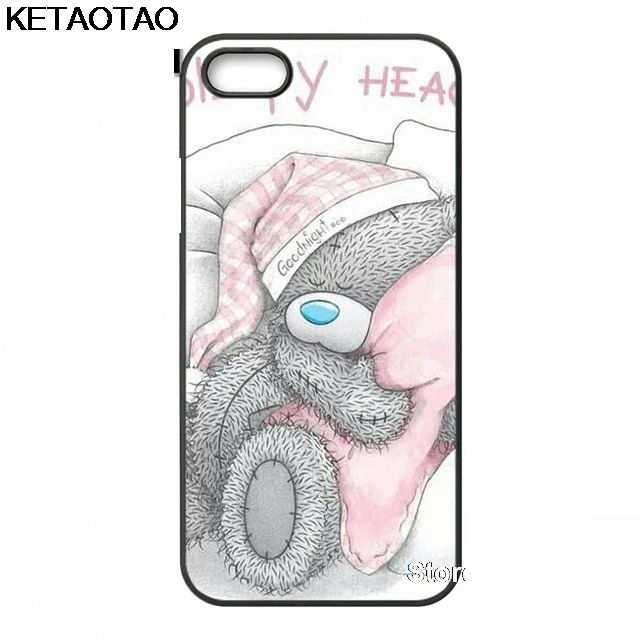 

KETAOTAO Tatty Teddy Me To You Ours couverture Phone Cases for iPhone 4S 5C SE 5 5S 6S 7 8 Plus X Case Soft TPU Rubber Silicone