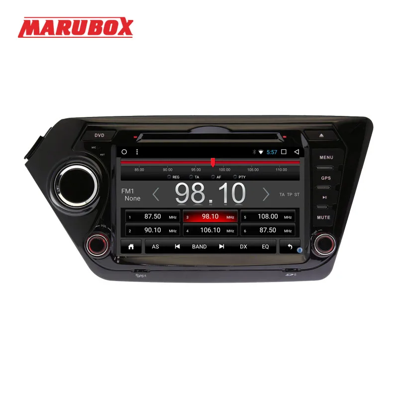Marubox 8A200DT8. 2Din 8 дюймов Восьмиядерный Android 1 автомобильный DVD GPS для Kia Rio K2 2010 2015 с