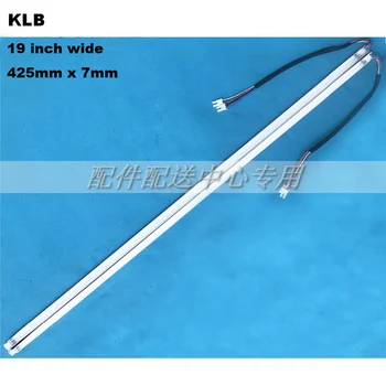 

1 Pair x Universal 19inch wide CCFL Lamps for LCD Monitor Screen Panel w/ Frame Backlight Assembly Double lamps 425mm*7mm