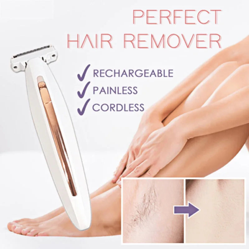

Perfect Electric Hair Remover Rechargeable Painless Body Hair Shaver Tool MH88