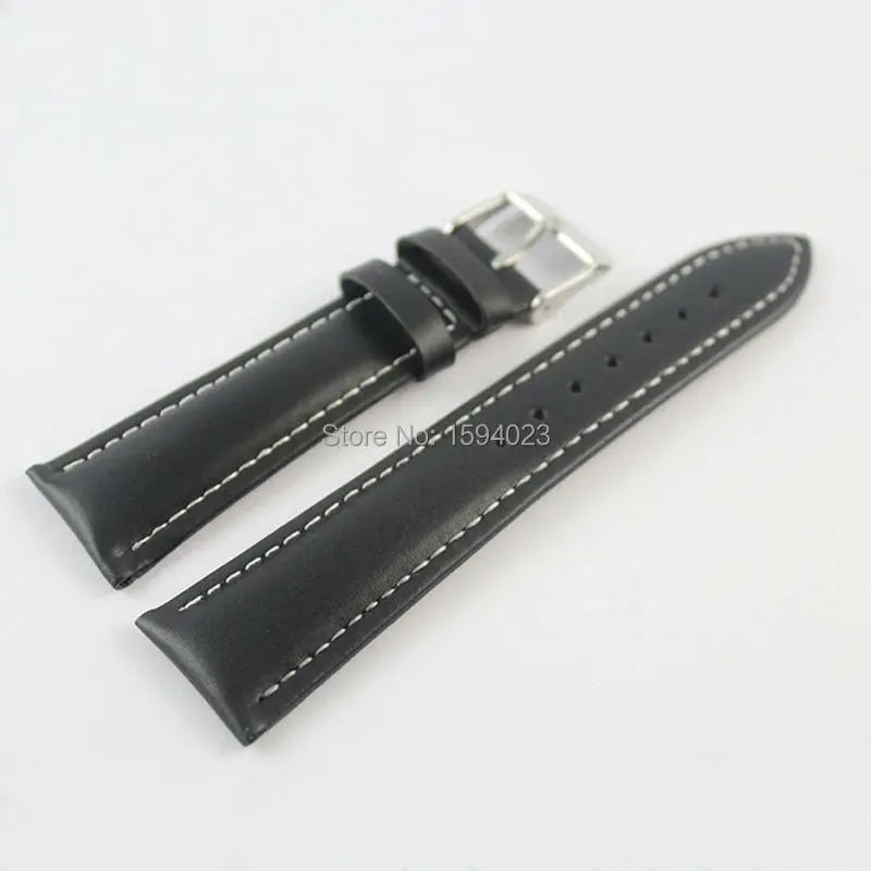 Prix pour 22mm (Buckle18mm) T039417 Haute Qualité Argent Boucle + Noir En Cuir Véritable Bracelets Montres Bracelet Livraison gratuite Prix pour 22mm (Buckle18mm) T039417 Haute Qualité Argent Boucle + Noir En Cuir Véritable Bracelets Montres Bracelet Livraison gratuite