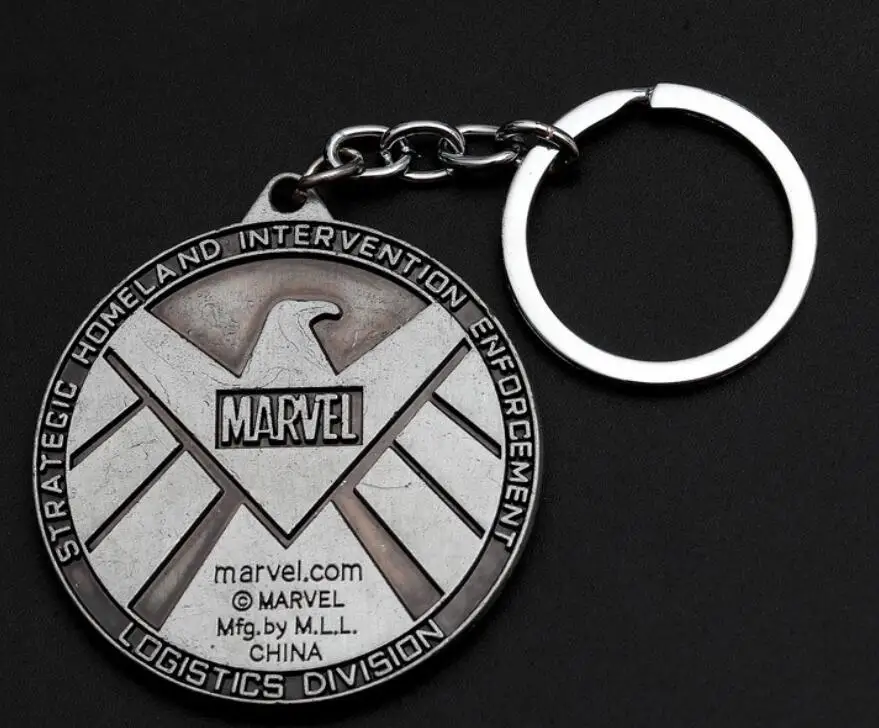 marvel key 2 Металлический брелок Marvel, Мстители, Капитан Америка, щит, Человек-паук, Железный человек, маска, брелок, игрушки, Халк, Бэтмен, брелок, подарок, игрушки - Цвет: marvel key 2