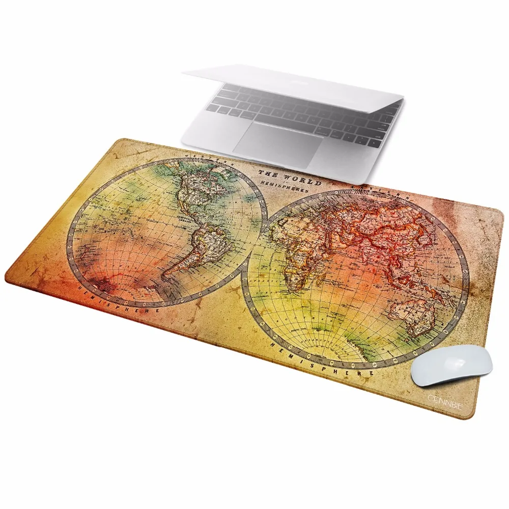 

100*50CM Desk Mouse Pad Extended XXL & Large Gaming Mat Protector Stickers ( Navigation Map)