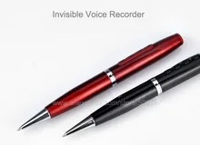 Digital voice recorder pen with audio player function 16GB flash memory USB connector black or red color