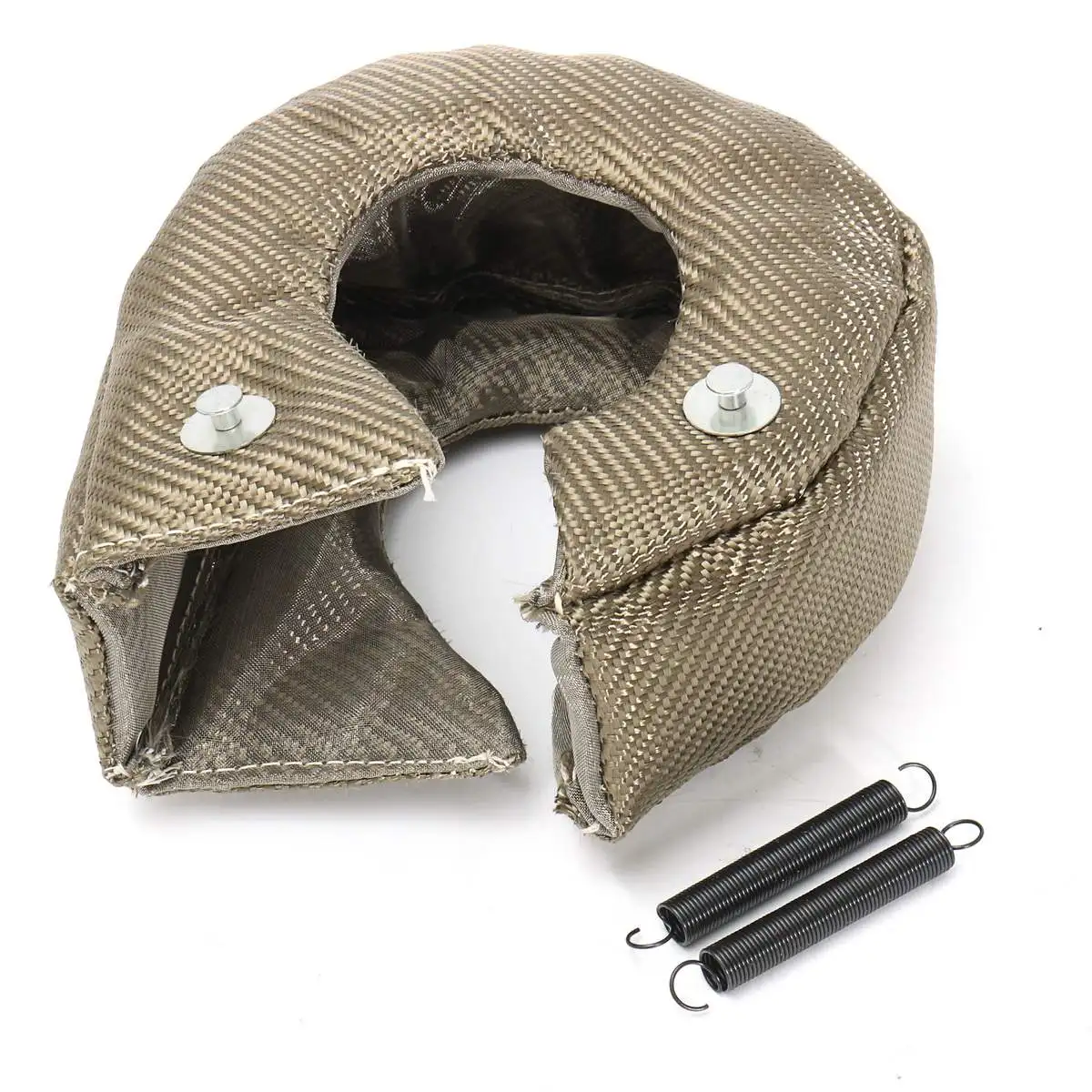 

Turbo Blanket Heat Shield Turbocharger Wrap Cover For T3/T25/T28/GT25/GT28/GT30 Titanium Fabric
