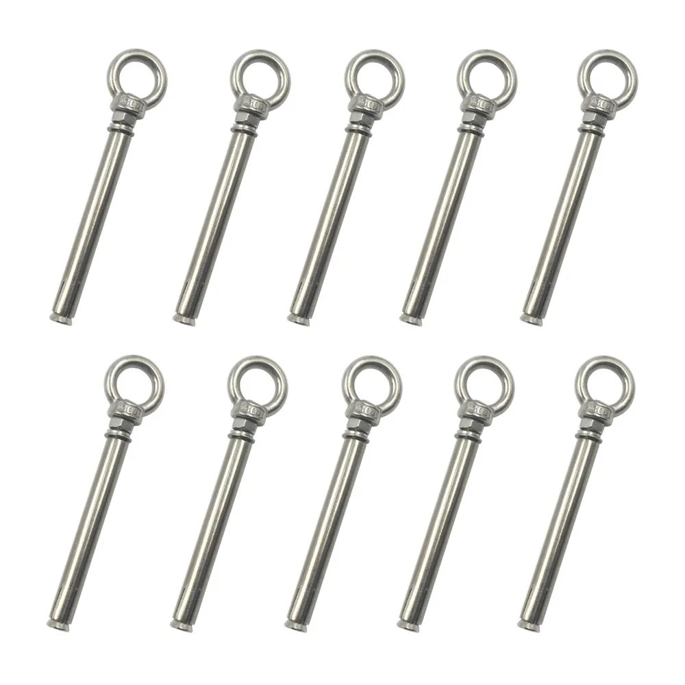 M6x150mm 304 Stainless Steel Ring Internal Expansion Lifting Eyebolt Pack of 10 | Обустройство дома