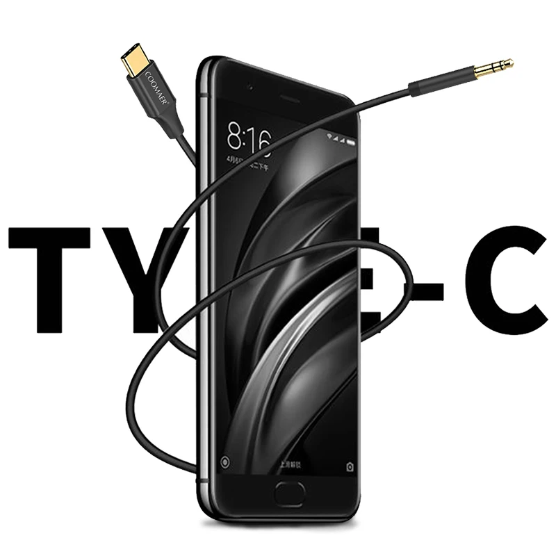 Тип C до 3 5 мм AUX аудио кабель USB jack мобильный телефон гарнитура компьютер