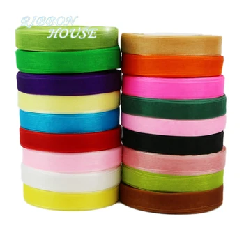

(50 yards/roll) 15mm organza ribbon wholesale gift wrapping decoration Christmas ribbons