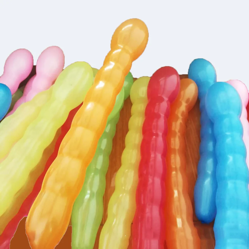

100Pcs/Pack New Fashion Helium Long gourd Latex Balloons Wedding Birthday Party Decoration Balloons toy Wholesale