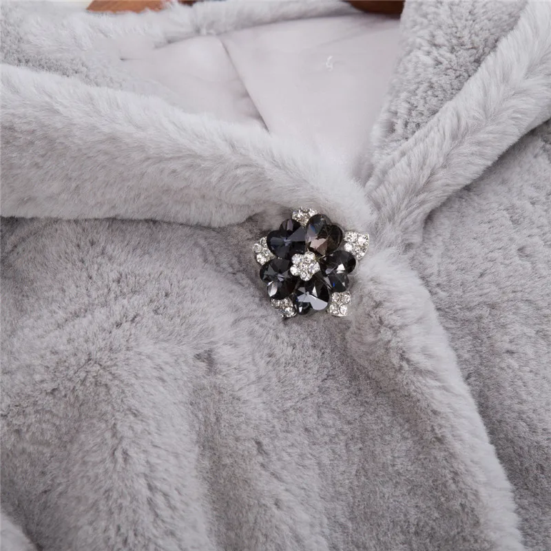 Clearance Loose fit hooded natural rex rabbit fur coats outerwear women crystal stone medium long real fur jackets 2019 autumn winter 2 Clearance Loose fit hooded natural rex rabbit fur coats outerwear women crystal stone medium long real fur jackets 2019 autumn winter 2
