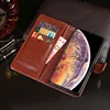 Vintage Glossy Leather Wallet Flip Cover For iPhone Xs Max Xr X 8 7 6 6S Plus 6SPlus 8Plus 5 5S SE Case Card Holder Shell Belt ► Photo 3/6