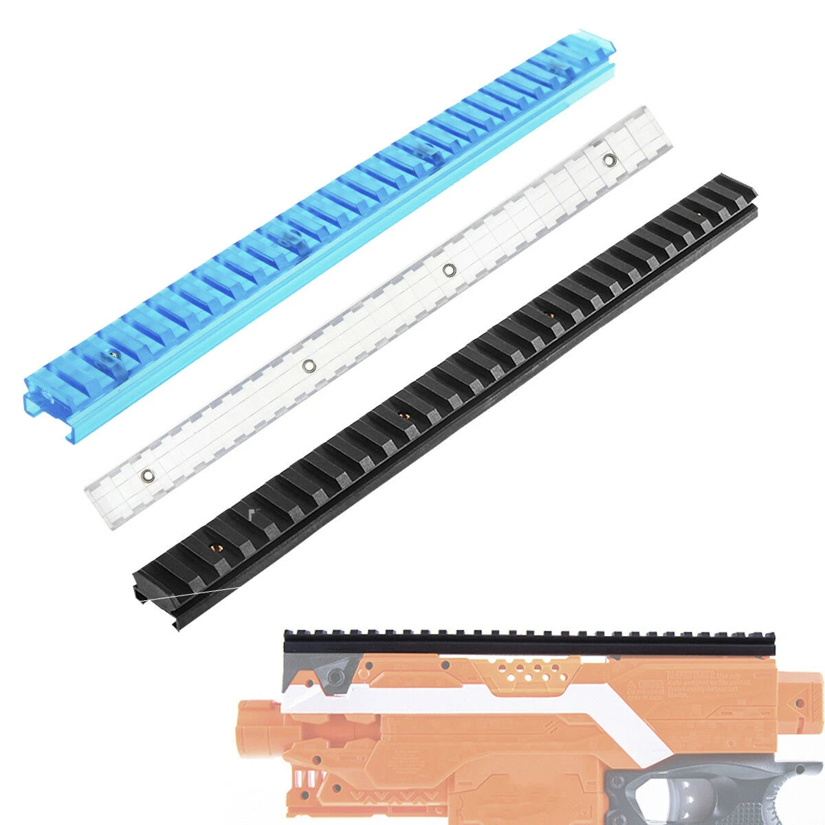 

Worker Mod 27.9CM Top Rail Mount Kit for Nerf Stryfe Blaster