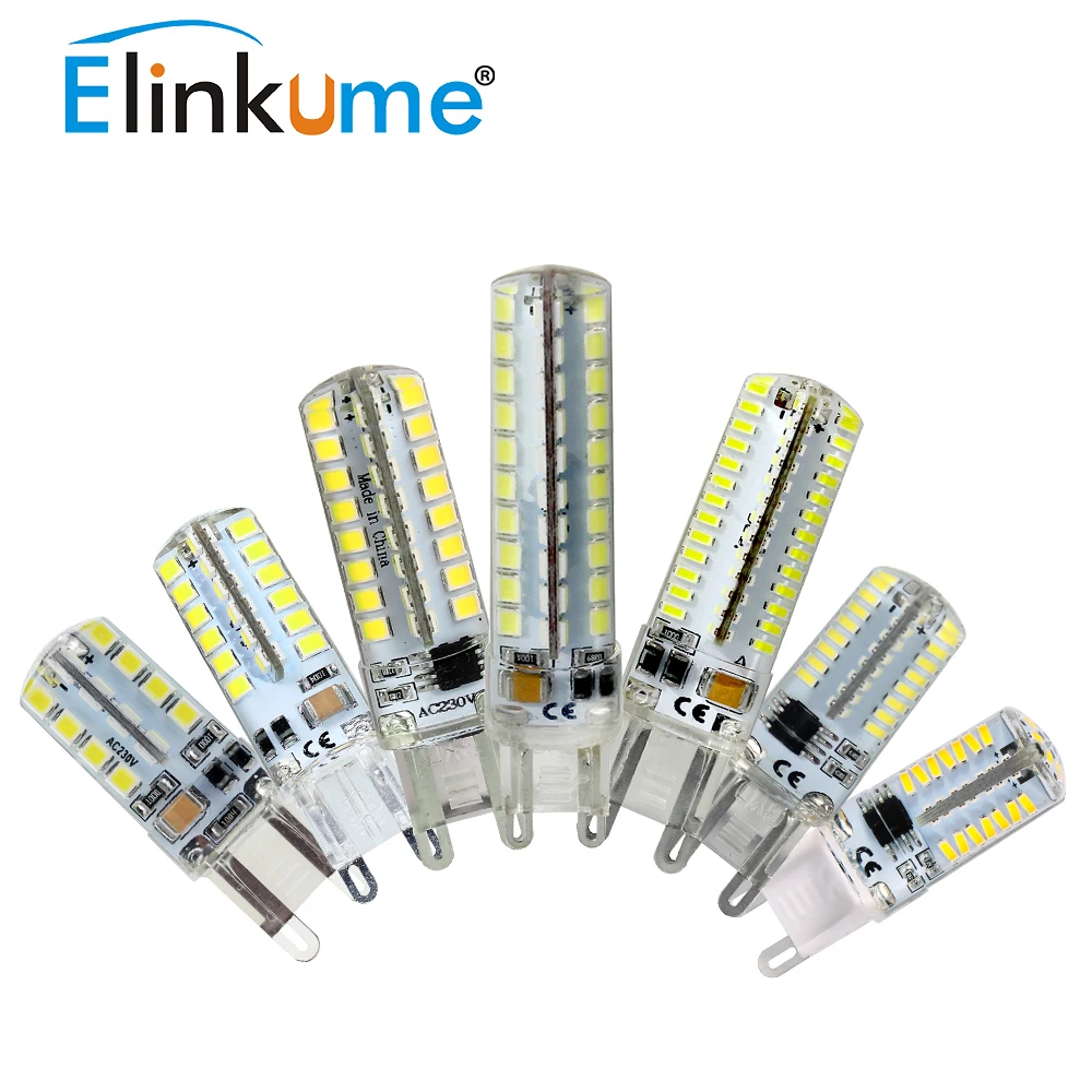 

Elinkume G9 Led Bulb 2w 3w 4w 5w mini Lamp SMD3014 SMD2835 Energy saving Ampoule LED Spotlight for Chandelier home lighting