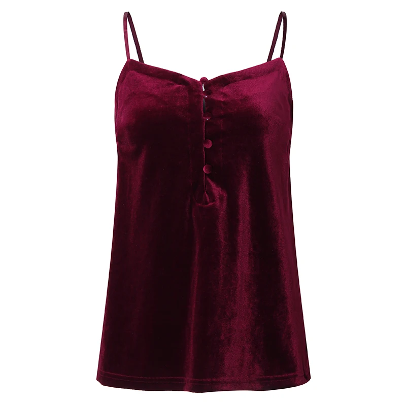 

Hot Selling 2019 Women Sleeveless V Neck Summer Tanks Tops Casual Solid Spaghetti Strap Backless Slim Camis Blusas 2 Colors