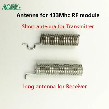 

Angry Monkey 433 mhz Antenna For 433mhz RF Receiver and transmitter Module For Wireless Remote Controls 2pcs/1set