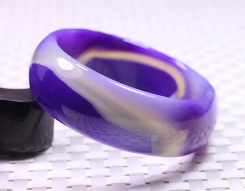 

Hot sell ->@@ 60MM VERY FINE RARE NATURAL PURPLE JADEITE JADE BRACELET BANGLE B408 NEW -Top quality free shipping
