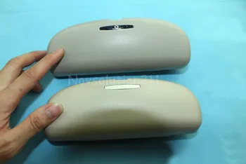 

For BMW 5 Series 5GT F07 2010-2016 Gray&beige Car Interior Accessories Sunglasses Holder Glasses Case Box