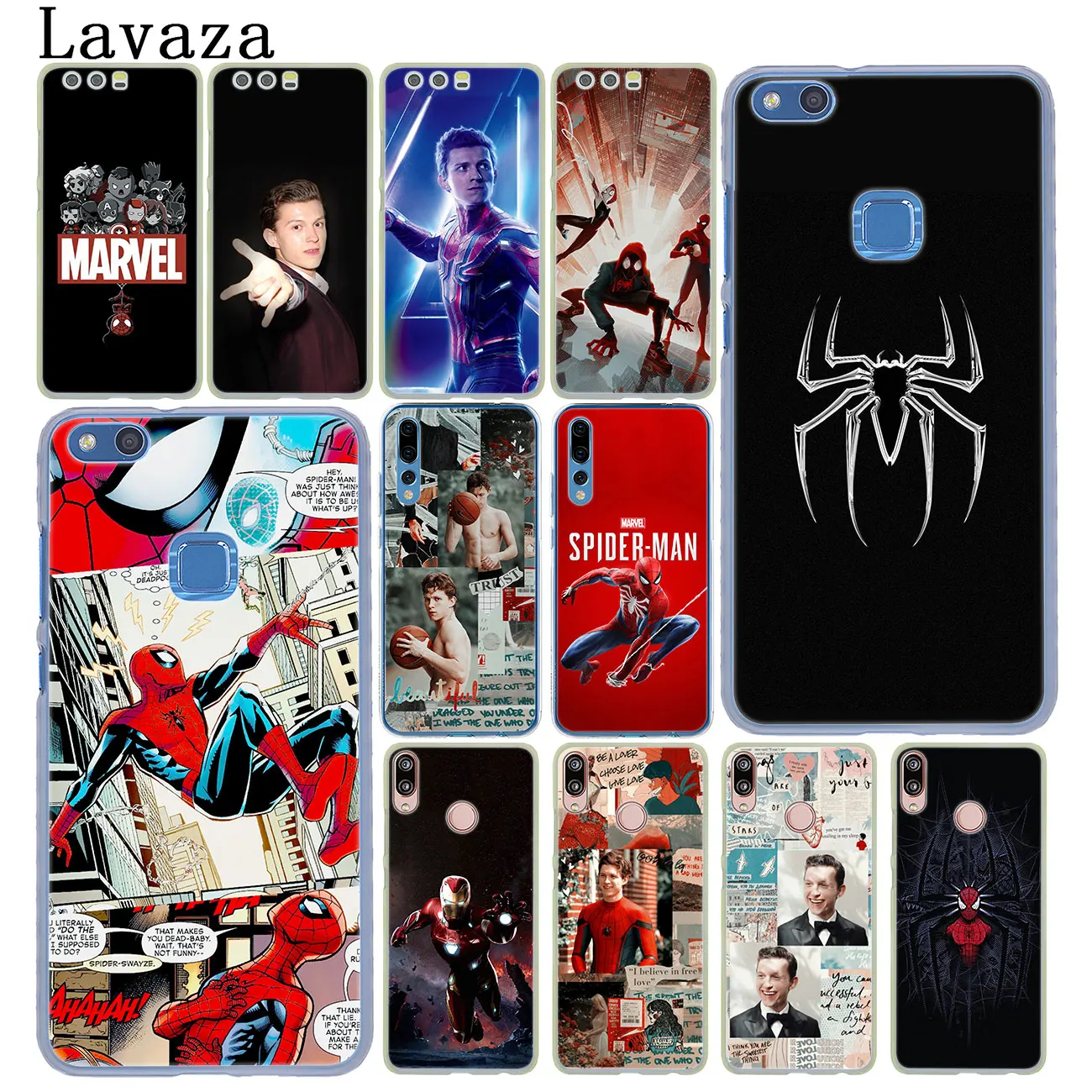 Lavaza Marve Tom Holland l чехол &quotЖелезный человек&quot для huawei Y9 Y7 Y6 Prime 2019 2018 Honor 20 8C 8X8 9 9X10 Lite 7C