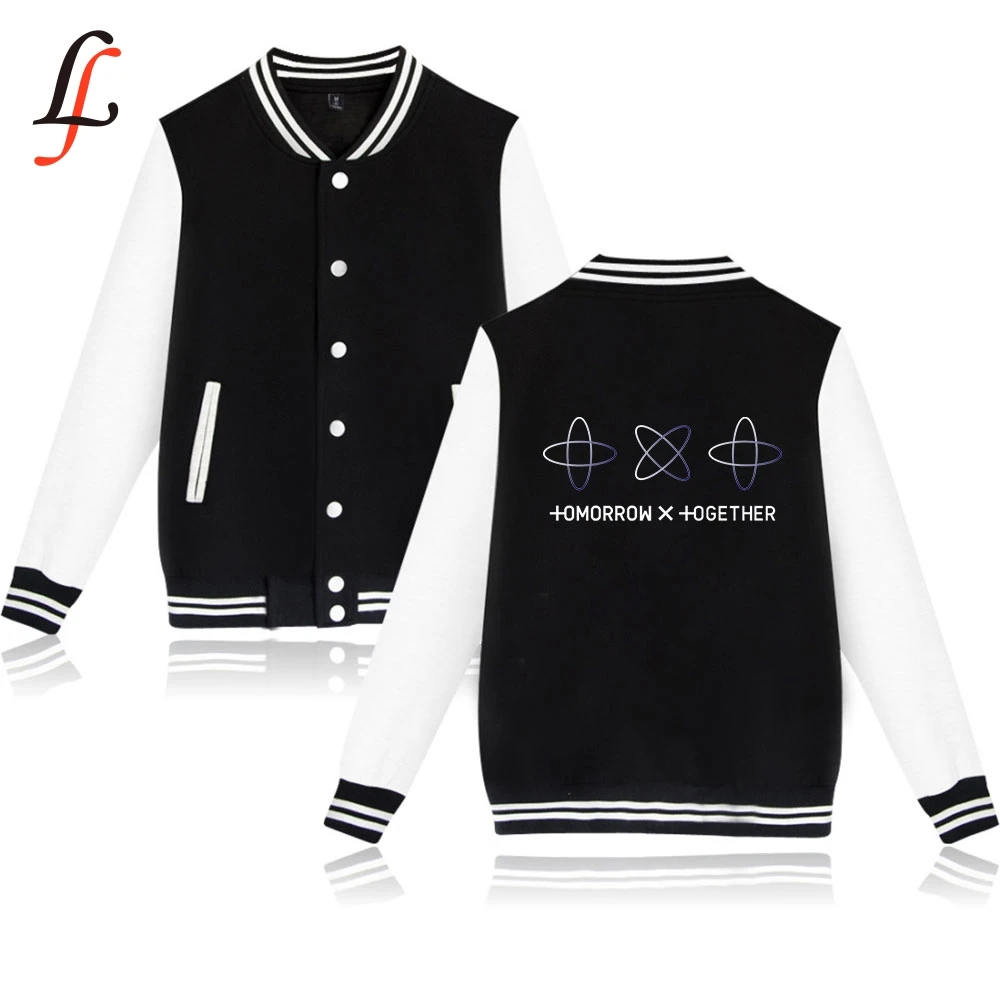 

TXT tomorrow together hoodies Sweatshirts Women/men Winter Casual Baseball jacket Modis Kpop Plus Size XXXXL k-pop clothes