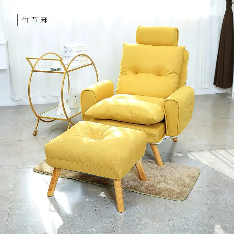Японский ленивый диван гостиная сетка Красная маленькая квартира балкон диван стул спальня Досуг кресло один маленький диван - Цвет: style 5