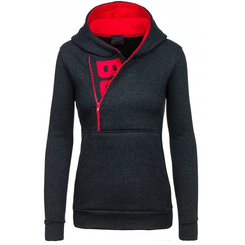 ZOGAA Women Fashion Fleeces Sweatshirts Hooded Candy Colors Solid Sweatshirt Long Sleeve Pullovers Clothing Sudaderas Mujer