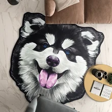 Марокканский Декоративный ковер, креативный тренд, необычный ковер для спальни, полный милых ковриков в виде головы собаки, простой современный прикроватный ковер