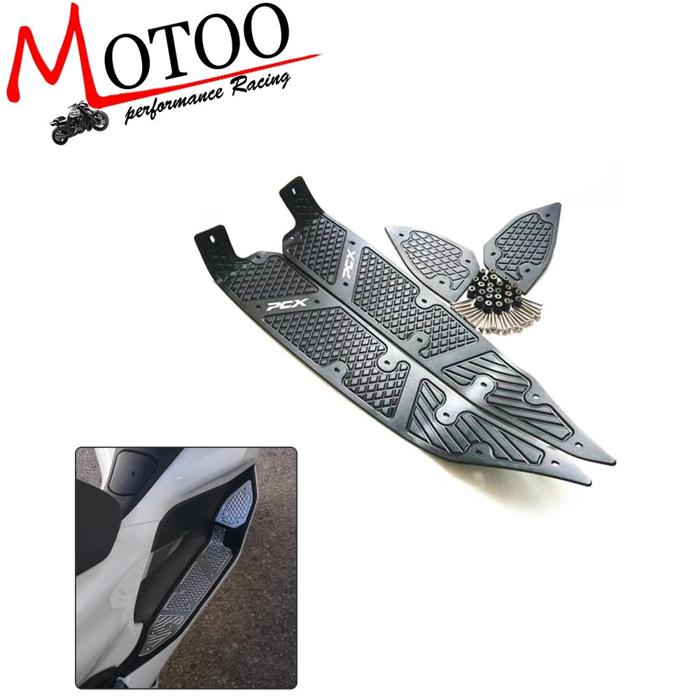 

Motorbike Front Rear Footrest Step Motorcycle Pedals Foot Pegs For Honda PCX 125 PCX 155 2017 2018