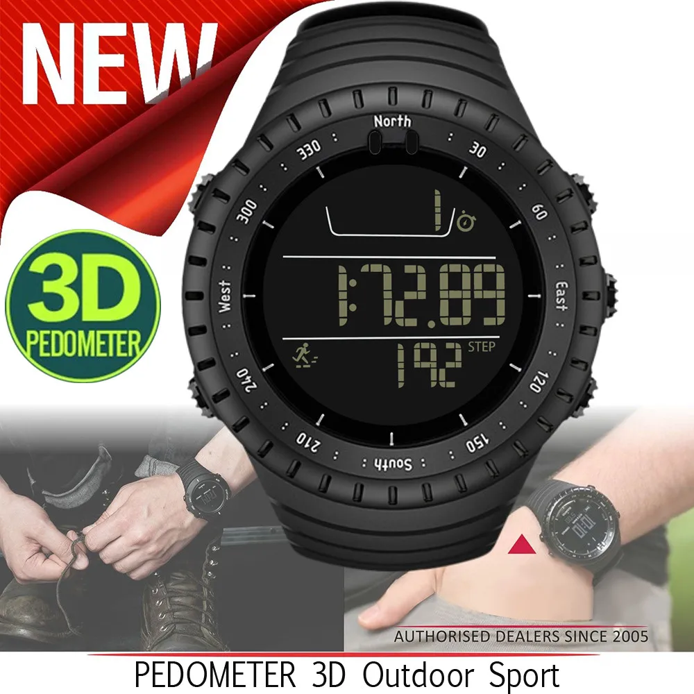 

men's watch Run Step Watch Bracelet Pedometer Calorie Counter Digital LCD Walking Distance wrist watch men relogios masculinos
