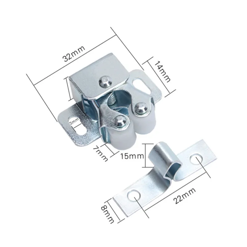 2 шт дверной стоп доводчик стопоры Буфер Заслонки магнит шкаф ловит с винтами для шкафа аппаратная фурнитура мебельная фурнитура