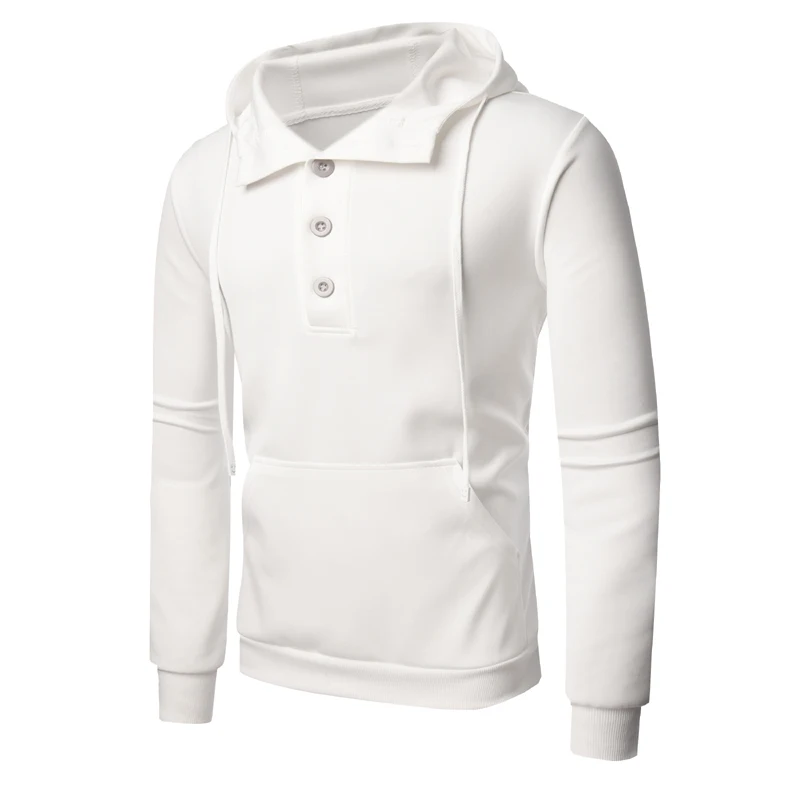 

Fashion Brand solid color Pullovers Hoodies Men autumn winter 2018 New style Hoodie Mens cotton popular Hoody large size L-3XL