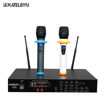 

Amplifier Microphone all-in-one machine 602B 2-channel wireless Bluetooth Built-in FM radio USB SD card MP3 playback High bass a