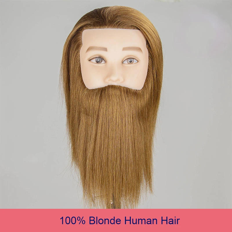 

100% human hair male training mannequin head for hairdressers men mannequin head with human hair manequim head of the dummy