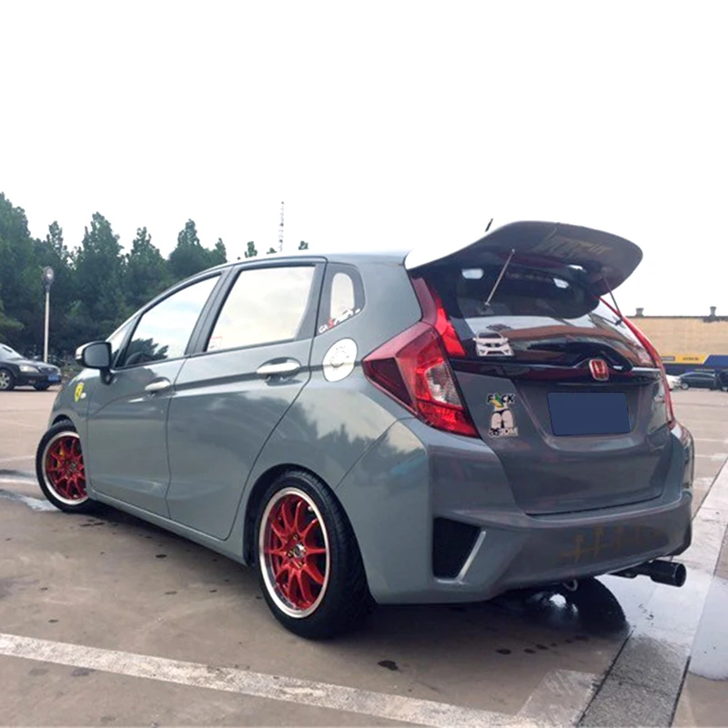 Спойлер из углеродного волокна для Honda JAZZ спойлер на крышу JDM Gk5 2019 года аксессуары