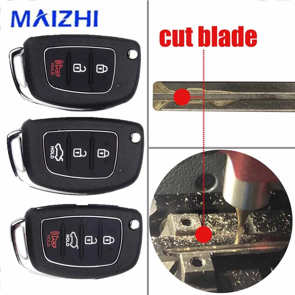 

Jingyuqin Uncut/Cut Blade 3/4 Button Remote Folding Key Case Shell Fob For Mistra Hyundai HB20 ix35 ix45 Series 2 Verna Santa Fe