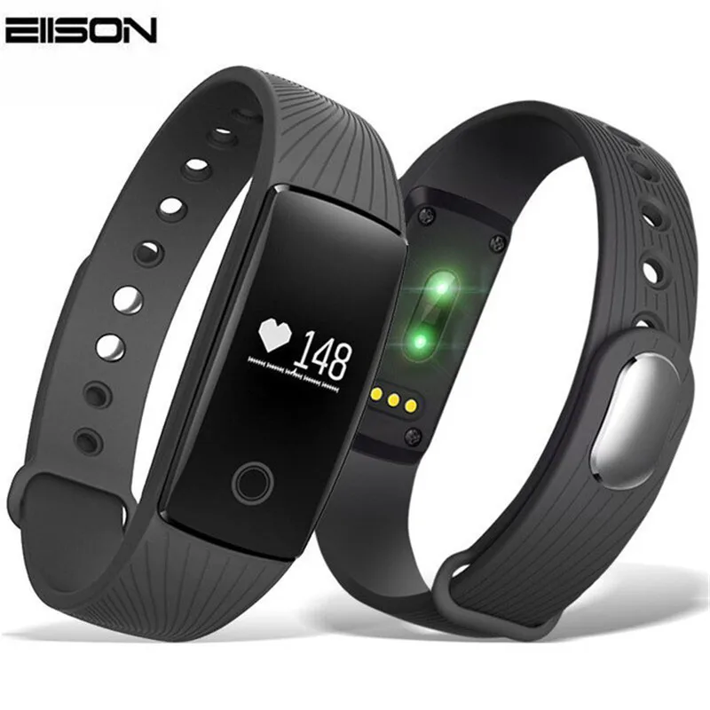 ID107 Smart Wristband Heart Rate Monitor Fitness Watch Band Monitor Cardiaco Bracelet for iphone
