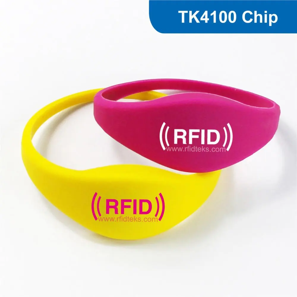 

Silicone RFID Wristband, RFID Bracelet for access control With TK4100 Chip Free Shipping
